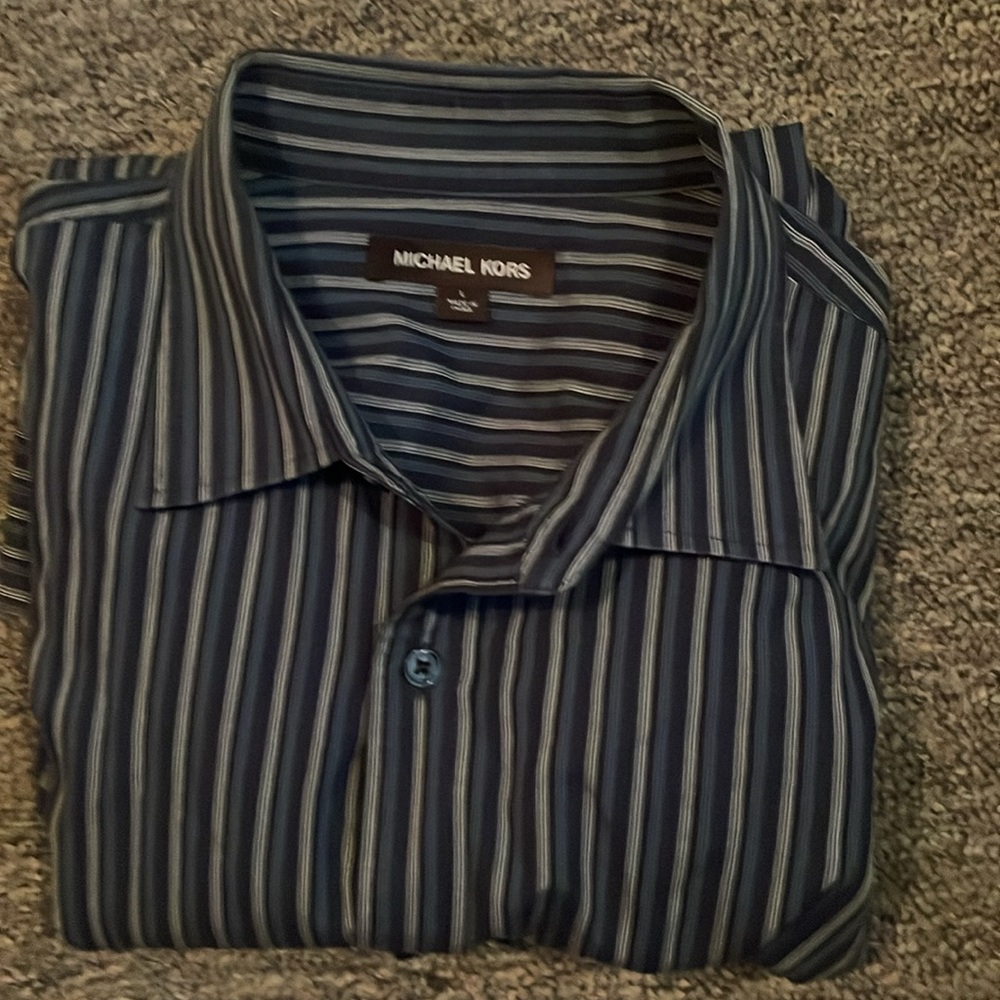 NWOT Men’s MK dress shirt sz Lg